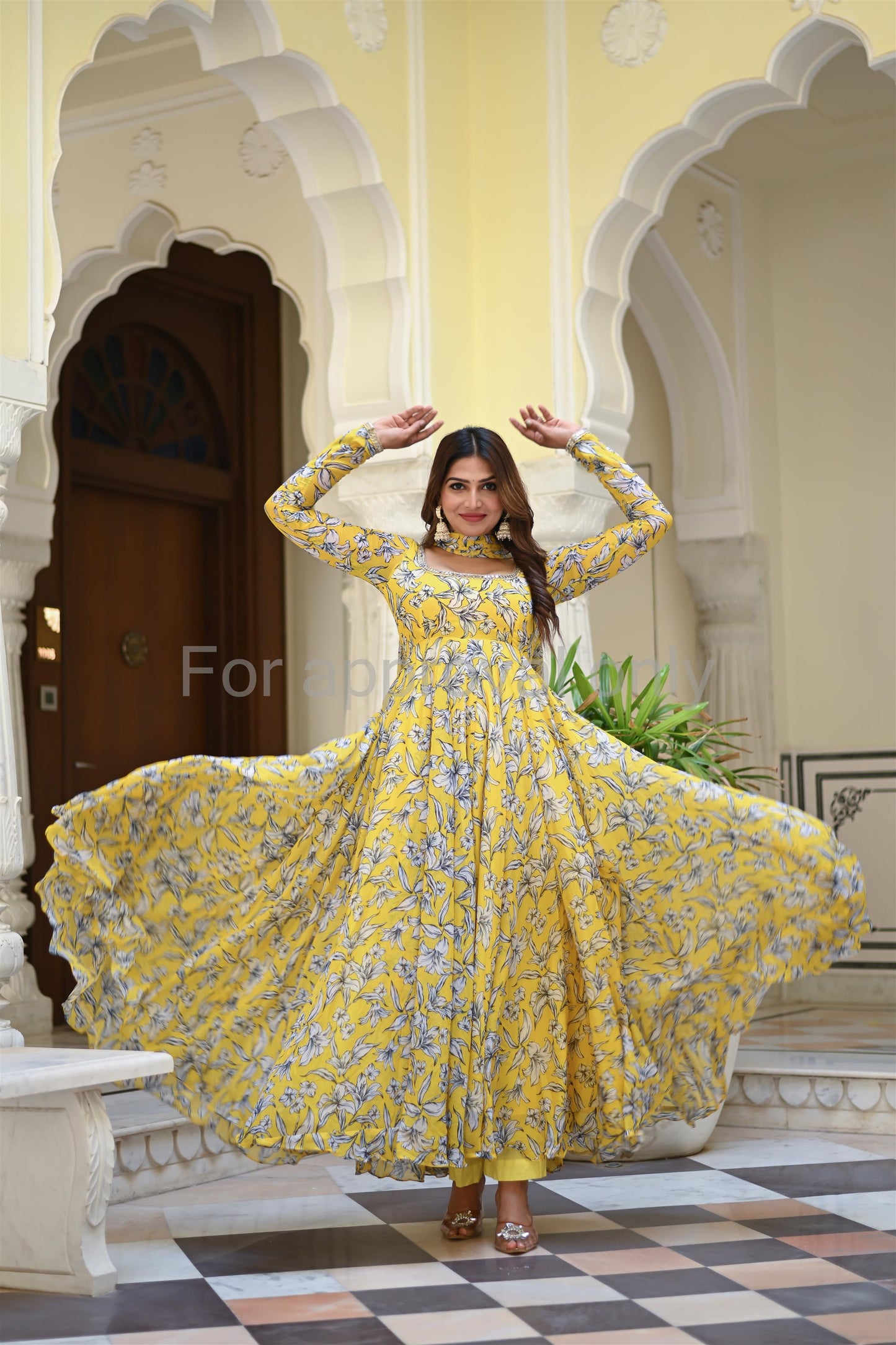 Amber Anarkali Set