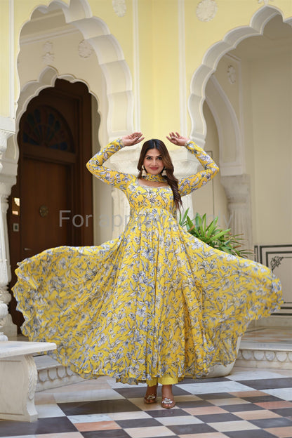 Amber Anarkali Set