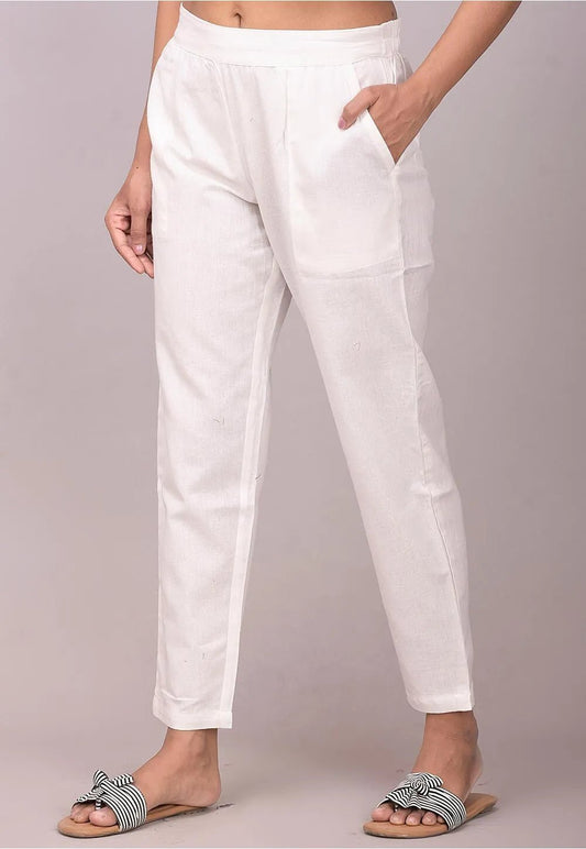 Cotton plain pant