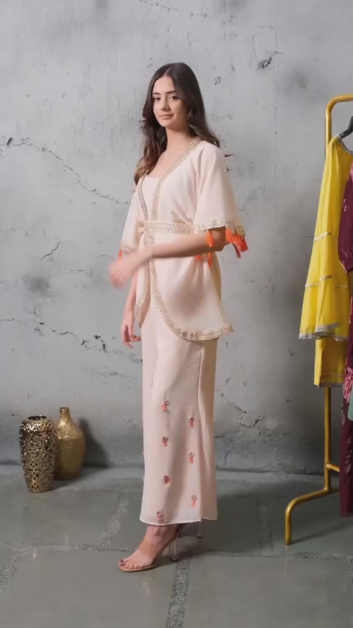 Printed Color Party Wear Designer Indo-Western JumpSuit :: MY SHOPPY LADIES  WEAR