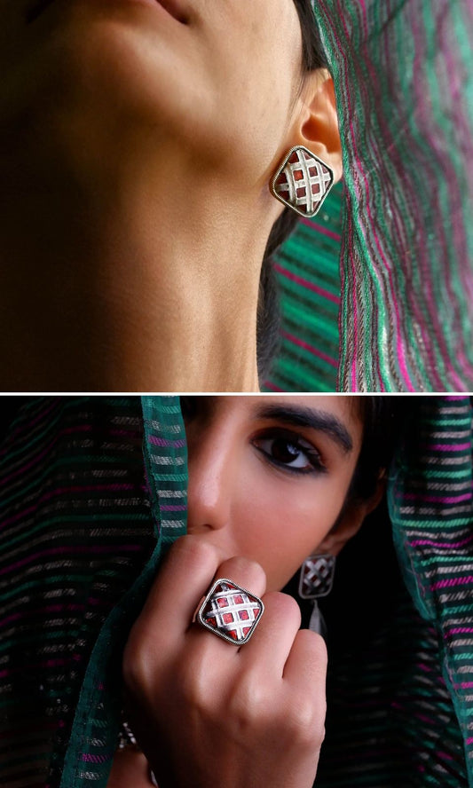 Roop Studs and Ring Combo