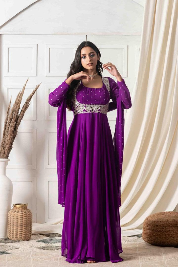 Dreamy Purple Dress Set