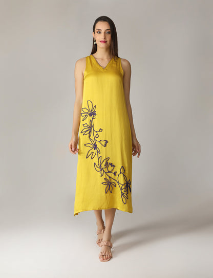 Iro Yellow A-line Dress