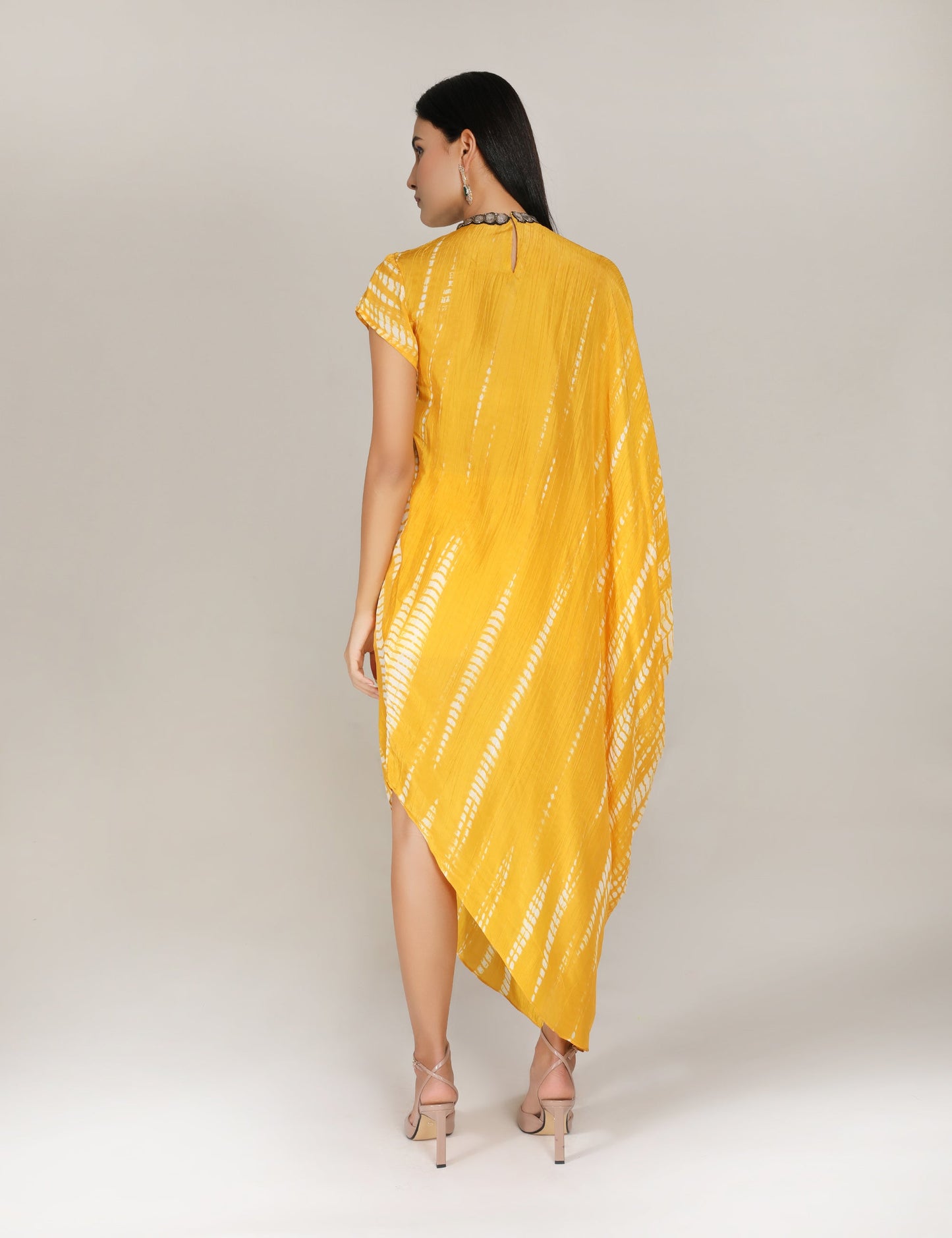 Yellow raya Triangle Dress